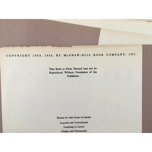 Set of Nine Framed American 1939 Typography Pages With Word " Effective" For Sale - Image 10 of 13