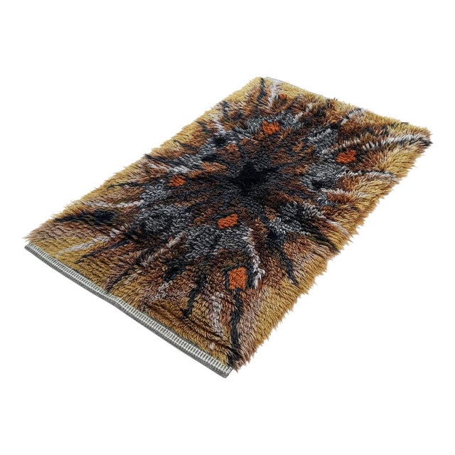 Beige Rya Rug by Ingrid Jagarz for Marks Rya, 1960s For Sale - Image 8 of 8