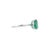 Metal Contemporary 2.66ct Emerald & Blue Sapphire Toi Et Moi Ring in 14k Gold Size 4 For Sale - Image 7 of 16