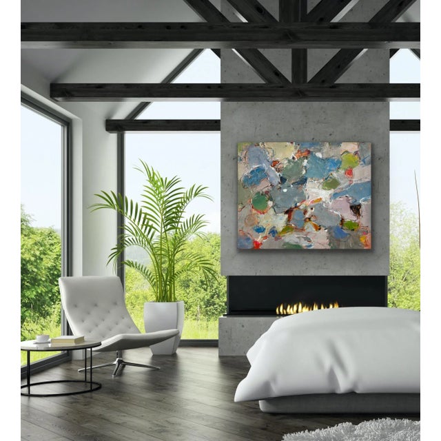 Contemporary Contemporary Abstract Original Oil Painting For Sale - Image 3 of 12
