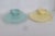 Mid 20th Century Taylor Smith Taylor Leaf Fantasy Ceramic Tea Cups and Plates - Set of 15 For Sale - Image 11 of 16