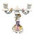 Late 19th Century Antique Von Schierholz Germany Hand Painted Porcelain Cherub 2-Light Candelabra For Sale - Image 5 of 15