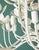 2020s Anthropologie Gardenia Floral Iron Chandelier, 38” Diameter, Off-White, 8-Light For Sale - Image 5 of 5