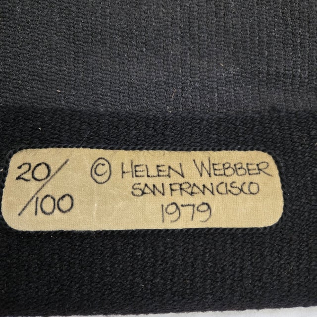 Vintage Helen Webber 1979 Limited Edition 20/100 Tapestries Jungle/on the Way to the Ark Piece 1 & 3 For Sale - Image 12 of 18