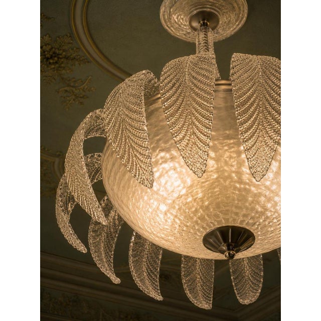 Murano Pendant Light by Barovier for Erco, 1940s For Sale - Image 10 of 11
