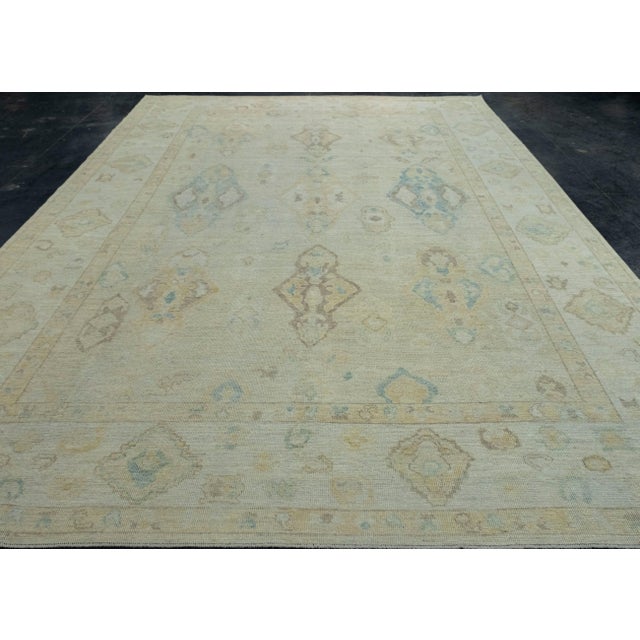Turkish Oushak Rug 10' x 14'1" #18643 Explore a curated collection of hallway runners, wool rugs, and handmade...