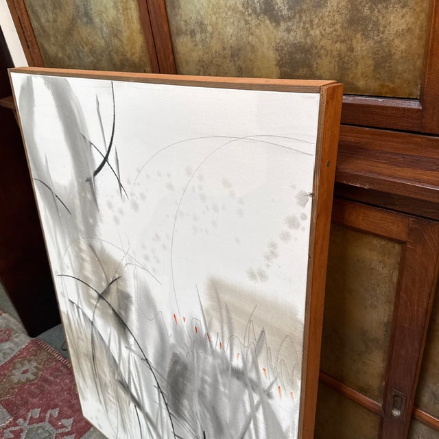 Textile Isabel Wyatt "Riverwalk" Original Painting, Signed For Sale - Image 7 of 11