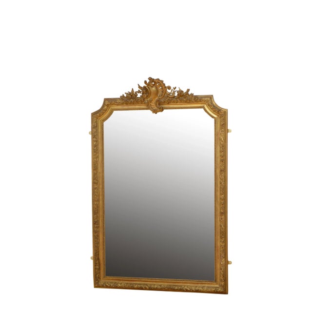 19th Century Giltwood Wall Mirror For Sale - Image 15 of 15