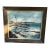 Vintage Framed Oil on Canvas Painting - Portland Head Lighthouse, Maine Rocky Coastline Seascape Signed For Sale