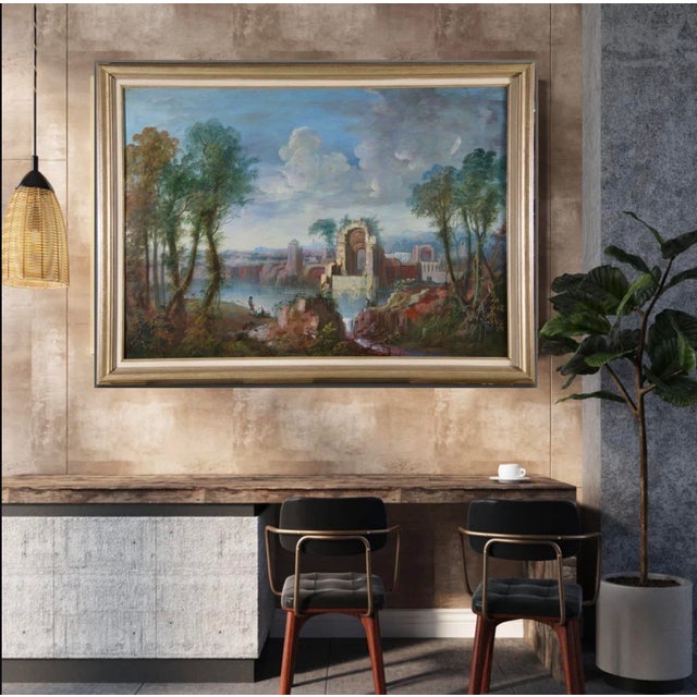Maria Luigia Raggi, 18th Century Italian Capriccio Landscape Painting For Sale - Image 5 of 13
