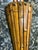 Tan Large, Bamboo, Wall Pocket Planter, With Brass Studs, 1980’s For Sale - Image 8 of 10