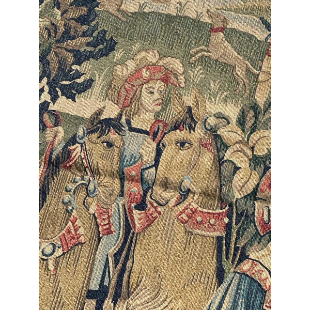 Textile French Aubusson Style Tapestry, 1960s For Sale - Image 7 of 18