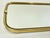 Mid-Century Modern German Wall Mirror in Aluminium and Brass, 1960s For Sale - Image 4 of 9
