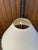 Sculpture Materials Vintage 1980s Postmodern White 1980s White Plaster Textured Ribbed Floor Lamp With Original Lamp Shade For Sale - Image 7 of 12
