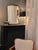 Swedish Modern Mirror with Etched Decor and Teak Wood Frame, 1940 For Sale - Image 4 of 5