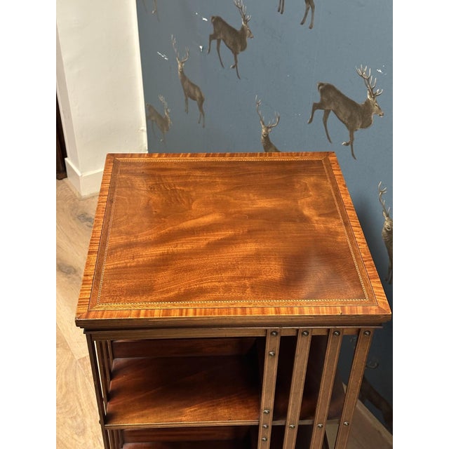 Antique Revolving Bookcase, 1890s For Sale - Image 10 of 12