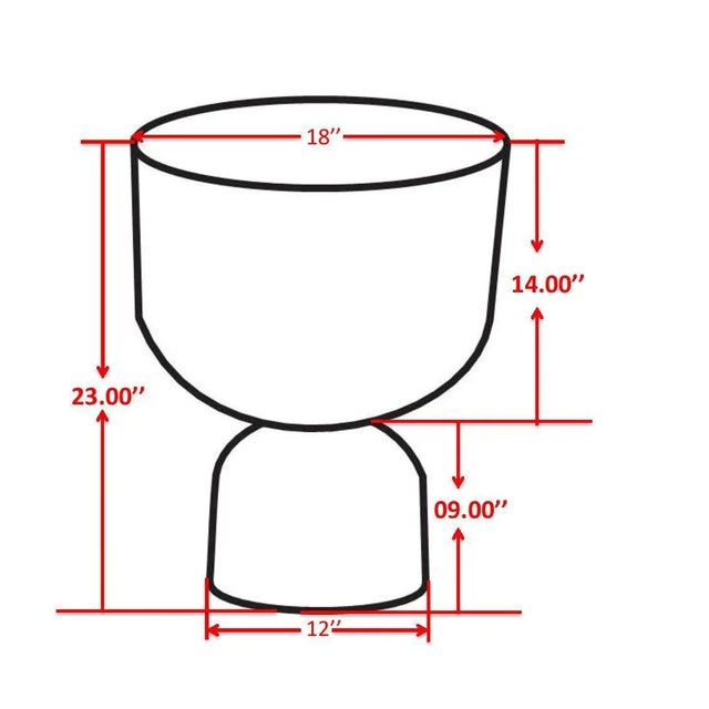 Metal Pasargad Home Calista Side Table For Sale - Image 7 of 8