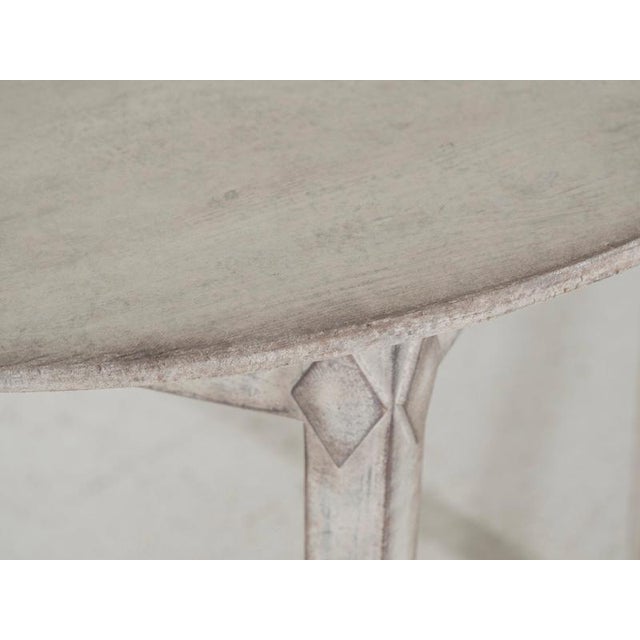 Gustavian Demi-Lune Console Table, 1810 For Sale - Image 4 of 8
