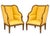 Yellow William Switzer Louis XVI Style Porter Highback Contemporary Armchair For Sale - Image 8 of 11