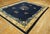 Antique Peking Chinese Floral, Medallion Navy 1900s Rug, Circa Date: 1900s. This exceptional example of a Peking weaving...