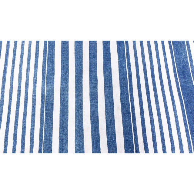Vintage Indian Dhurrie Rug Doris Leslie Blau For Sale In New York - Image 6 of 8