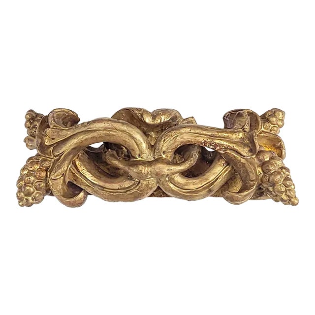 Large-Scale Baroque Giltwood Carving For Sale