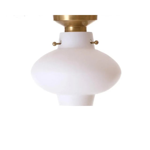 Hans Bergström Flush Mount Lights attributed to Hans Bergström, 1950s For Sale - Image 4 of 5