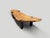 2010s Andrianna Shamaris Impressive Teak Wood and Metal Chaise or Bench For Sale - Image 5 of 18