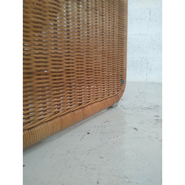 Model P3S Chaise Longue in Rattan by Tito Agnoli for Bonacina, 1960s For Sale - Image 11 of 13