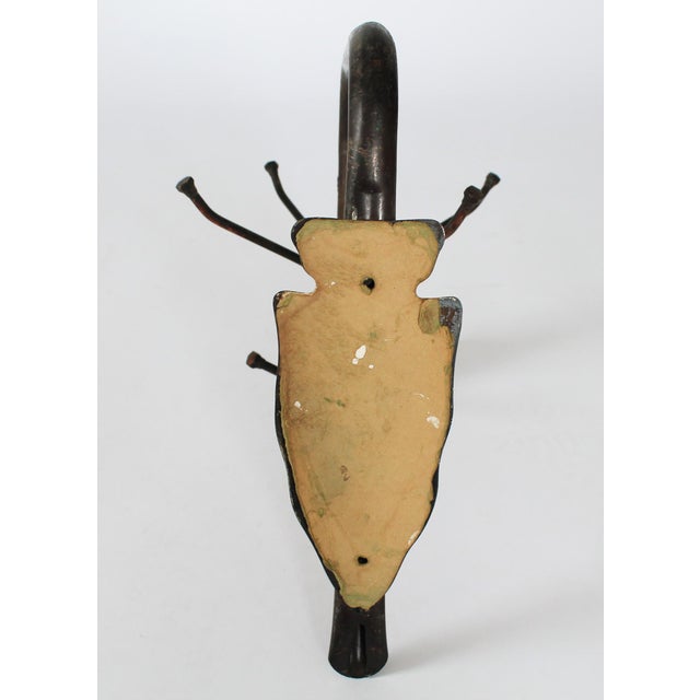 Vintage 'PeeDee' Japanned Wall Tree Coat / Hat Rack For Sale - Image 9 of 9