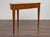 19th Century Italian Walnut Demi-Lune Table With Satinwood Inlay and Rear Drawer For Sale - Image 4 of 10