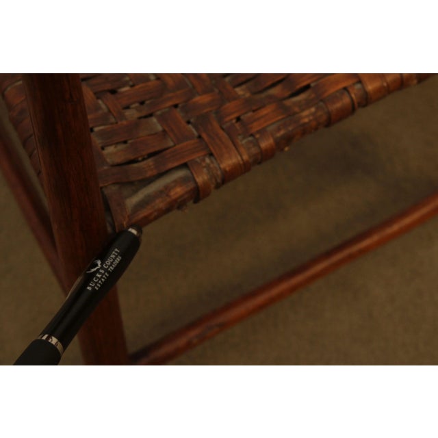 Youth Ladder Back Chair with Basketweave Cane Seat For Sale - Image 10 of 13