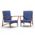 Ico Parisi Style Mid Century Italian Sculpted Mahogany Lounge Chairs - Pair Each chair measures: 24.25 wide x 33 deep x 36...