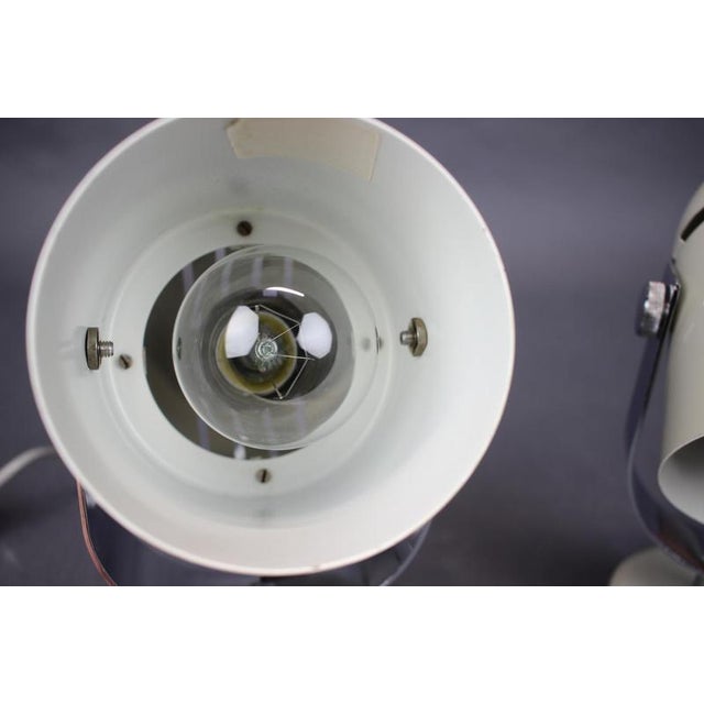 Mid-Century Wall Lamps by Stanislav Indra, Former Czechoslovakia, 1970s, Set of 2 For Sale - Image 6 of 12