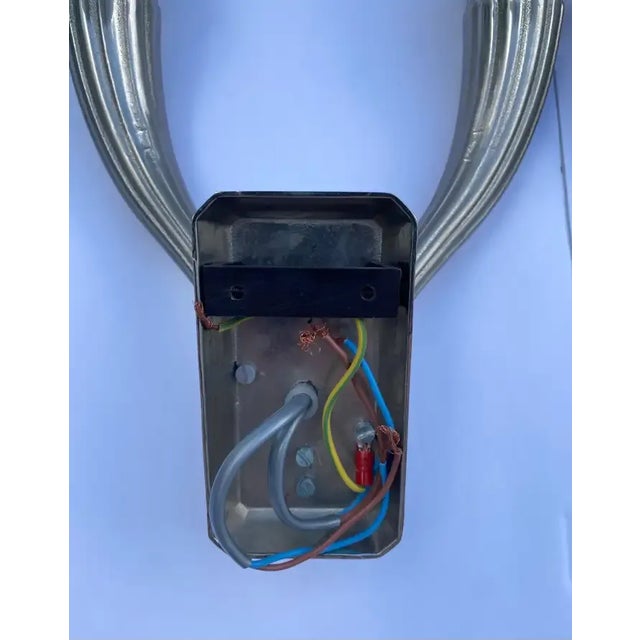 French Art Deco Jacques Ruhlmann Style Silver Wall Sconces, George v Hotel Paris For Sale - Image 12 of 12