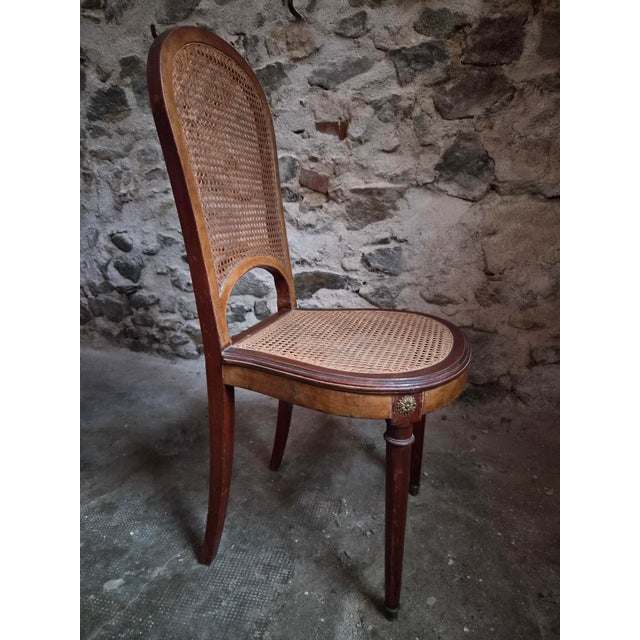 Antique Louis XVI Cane Dining Chairs, 1890s, Set of 6 For Sale - Image 11 of 18