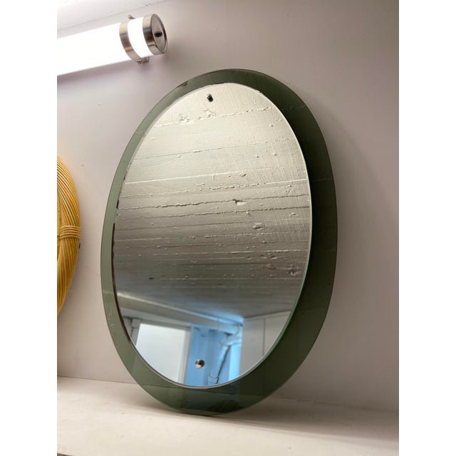 Gray Large Solid Mirror, 1960s For Sale - Image 8 of 8
