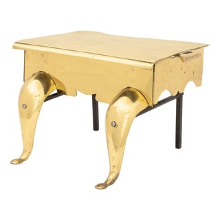 Georgian Brass Hearth Footman For Sale