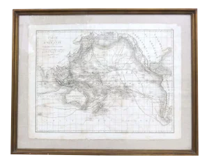 Map Carte de l'Oceanie ou Cinquieme Partie du Monde Ambroise Tardieu 1821