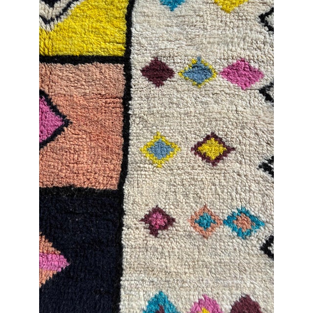 Stunning Moroccan Colorful Berber Rug For Sale - Image 6 of 10