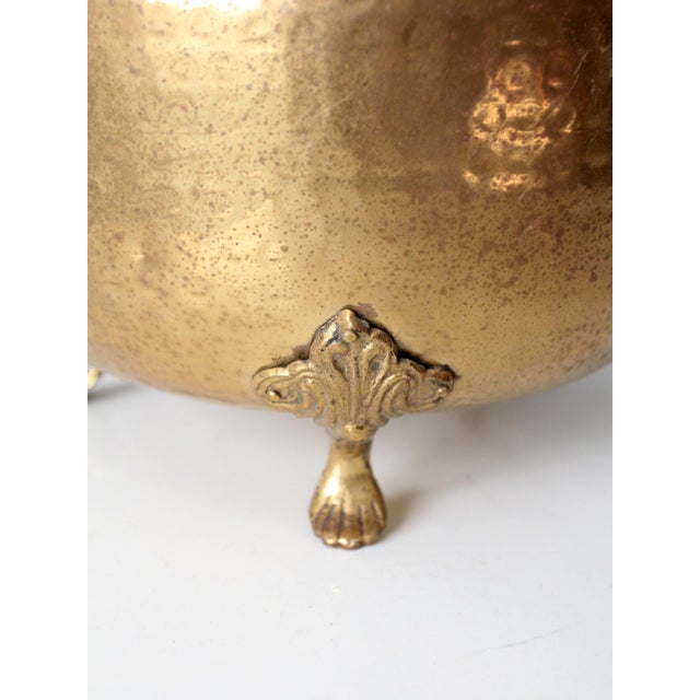 Antique Victorian Brass Jardiniere Planter For Sale - Image 14 of 14