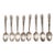 Vintage 1960s Collectible Wm Rogers Silver Plated Presidential Commemorative Spoons - Set of 8 For Sale