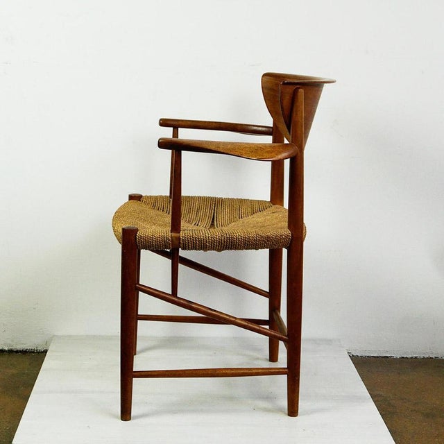 Scandinavian Modern Teak Armchair by Peter Hvidt for Soborg Mobler, 1960s For Sale - Image 10 of 14