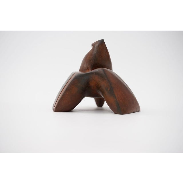 Abstract Cast Iron Zezootier & Reiter Sculpture by Gertraude Zebe, 1997 For Sale - Image 4 of 17