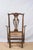 Antique Country Chippendale Rush Seat Armchair For Sale - Image 4 of 10