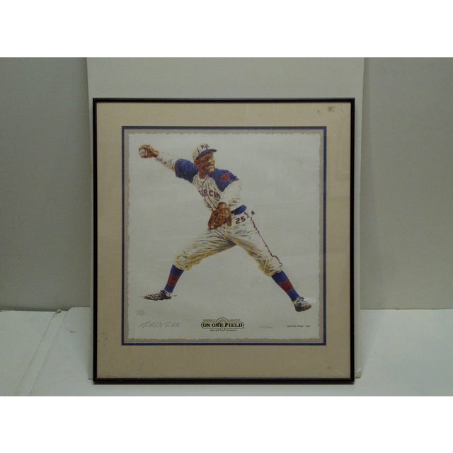Limited Numbered 212 1000 Signed Print Satchel Paige 1942 Baseball 39 S Greatest Bullion Graphics