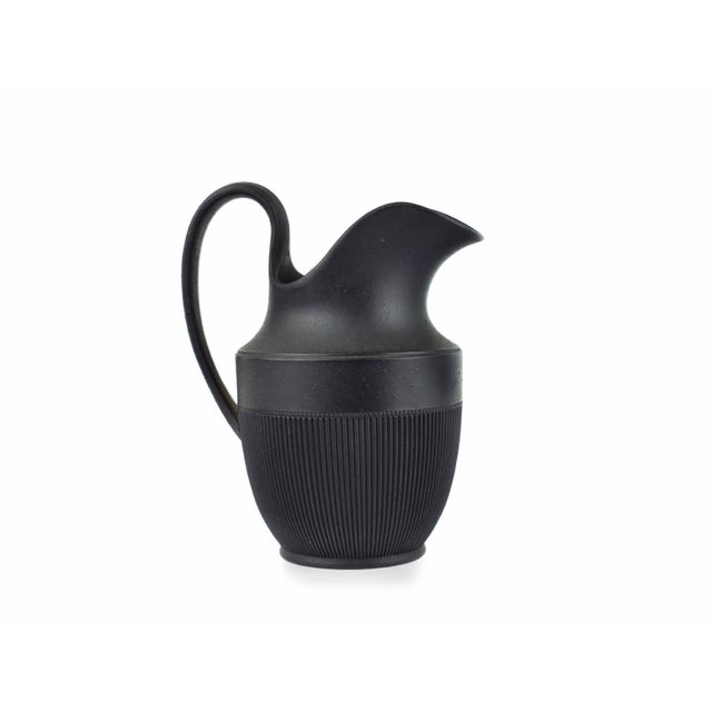 Mid-Century Modern 1950s Mid-Century Modern West German Black Basalt Small Pitcher by Greil For Sale - Image 3 of 6