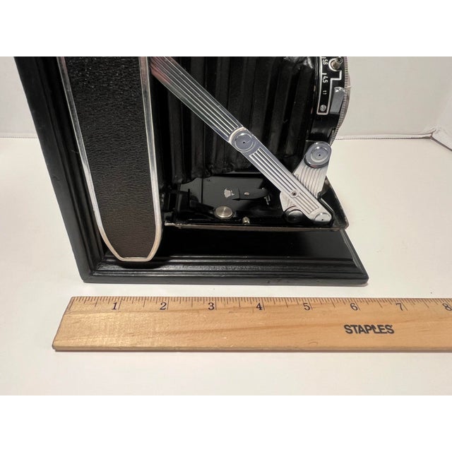 Black Pair of Original 1950s Mid-Century Vintage Kodak Sterling II Camera Bookends For Sale - Image 8 of 9