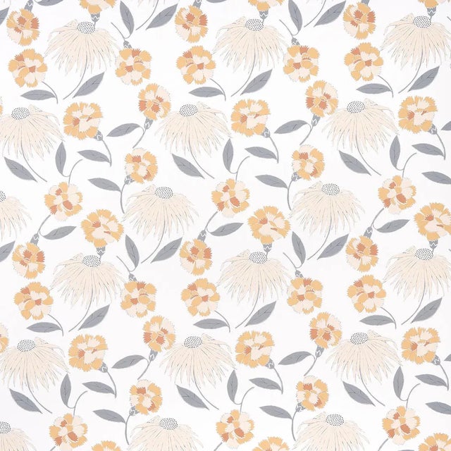 Not Yet Made - Made To Order Schumacher x Celerie Kemble Bouquet Toss Wallpaper in Toast For Sale - Image 5 of 5
