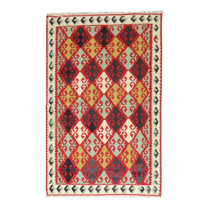 Early 20th Century Geometirc Turkish Kilim, 3'6'' X 5'5''